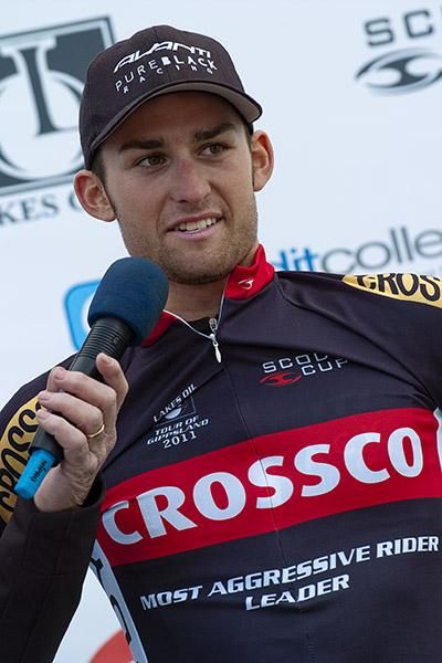 James McCoy (Pure Black Racing) was awarded the Crossco Most Aggressive rider