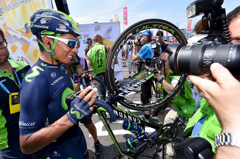 Nairo Quintana (Movistar) was in demand