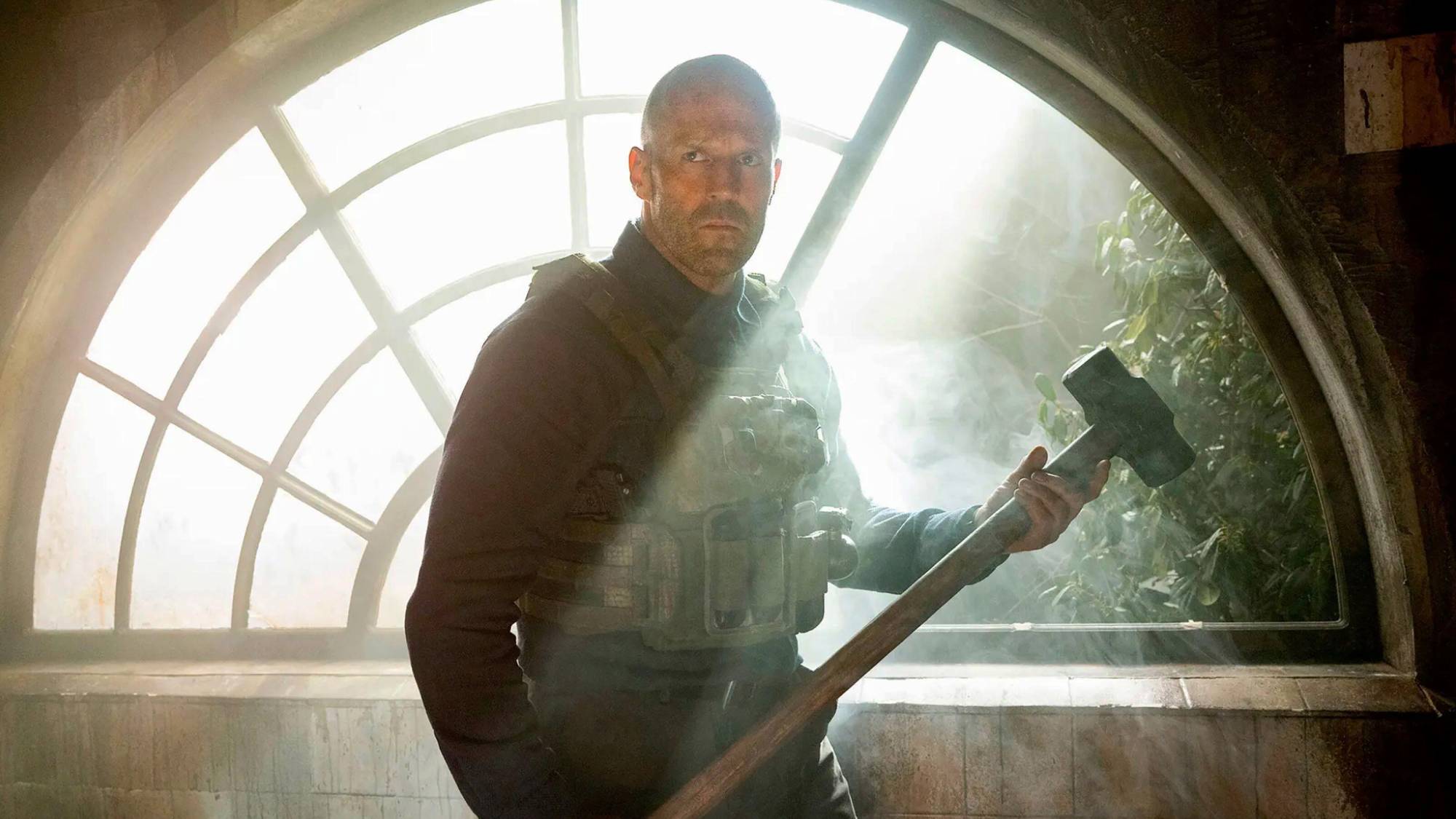 Jason Statham as Levon Cade in "A Working Man"
