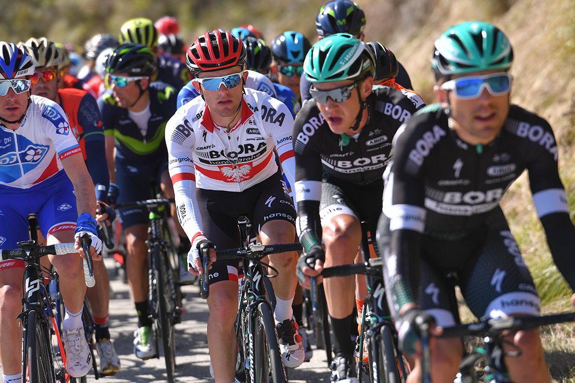 Rafal Majka and Bora-Hansgrohe working for Peter Sagan at Tirreno-Adriatico