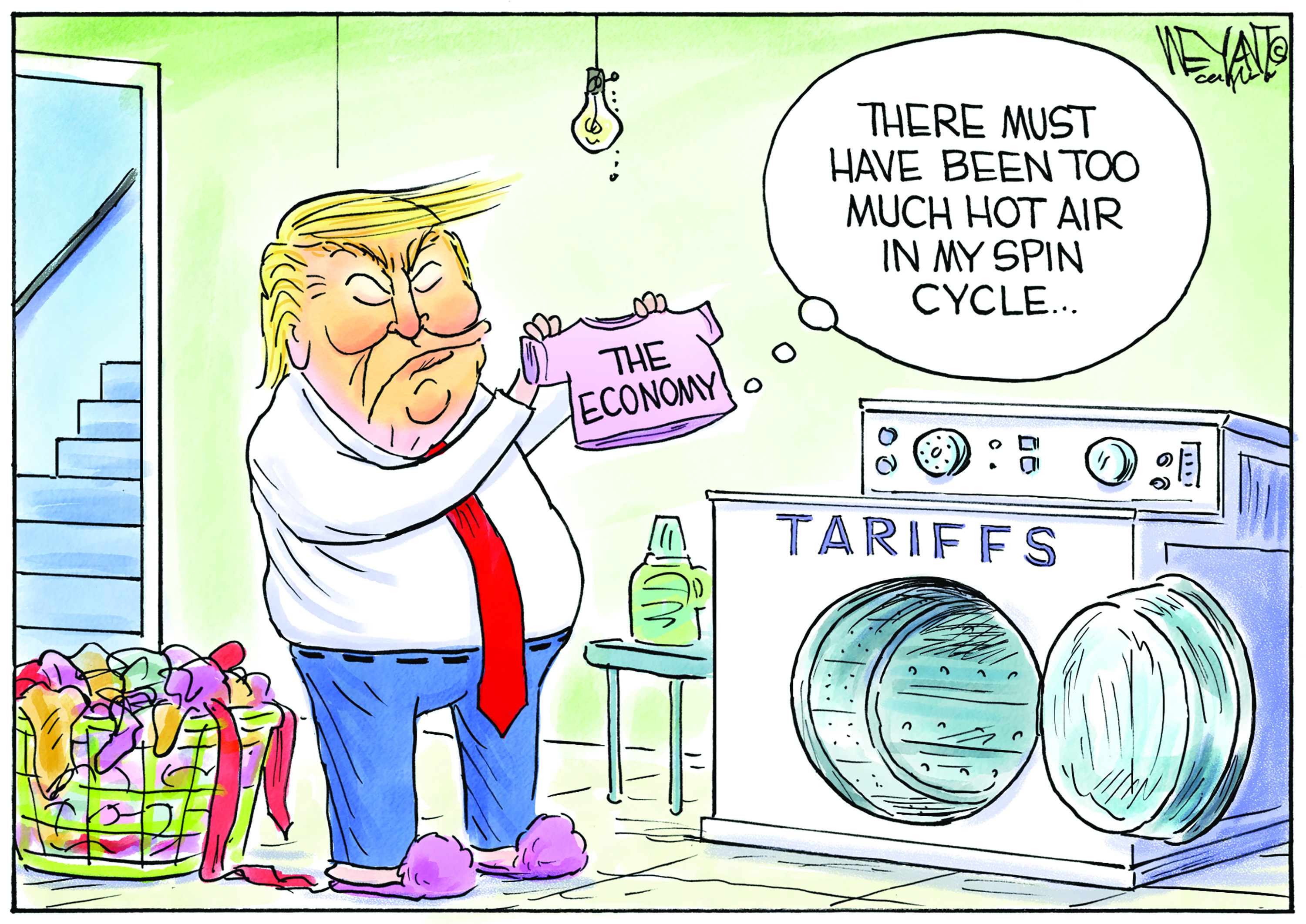 Political cartoon