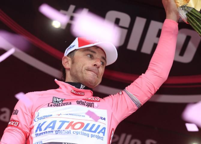 Giro d'Italia leader Luca Paolini (Katusha)