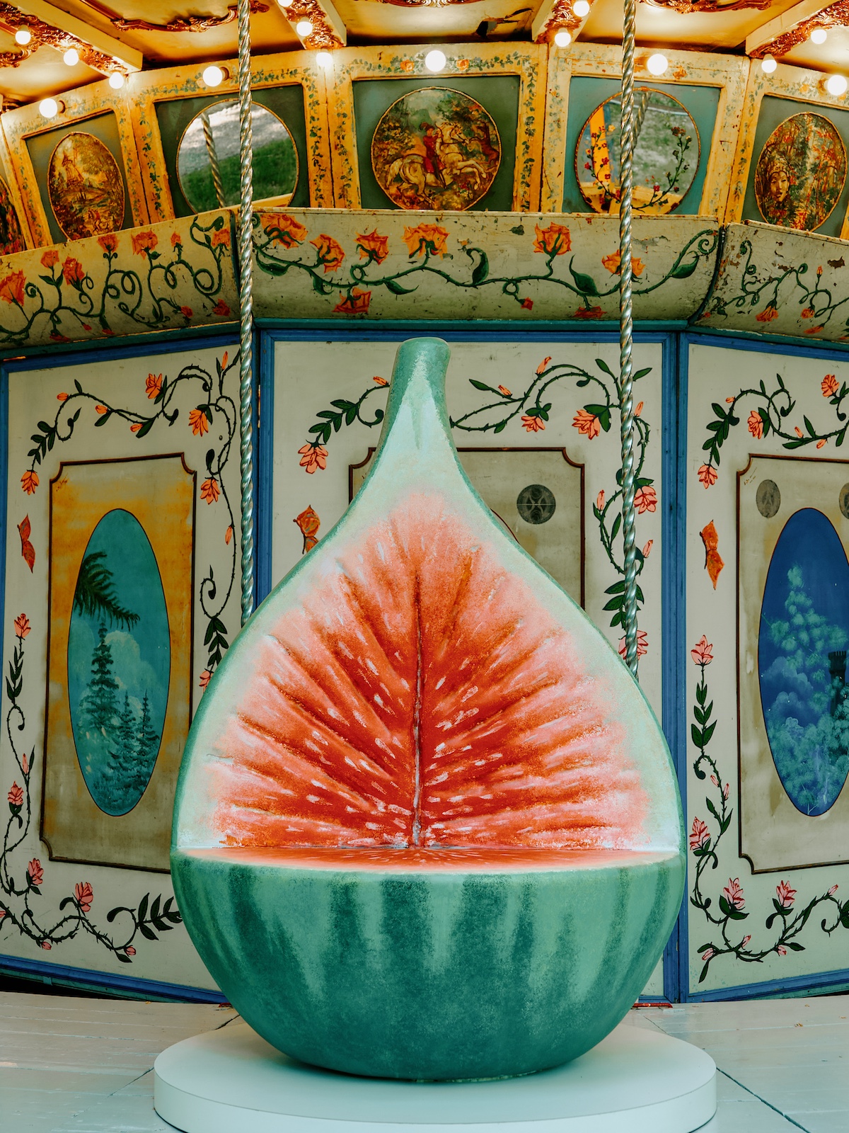 Laila Gohar Arket fashion collaboration merry-go-round installation Milan Design Week