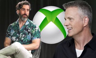 Mattew Ball and Matt Booty with Xbox logo in the background