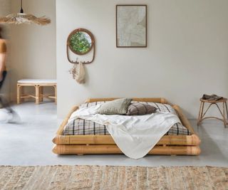 Bamboo platform bed
