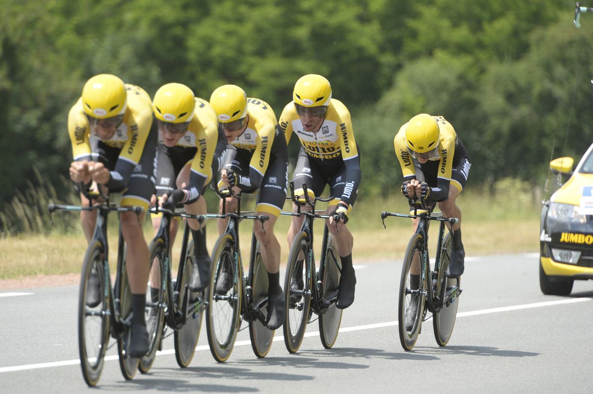 LottoNL-Jumbo out on the course