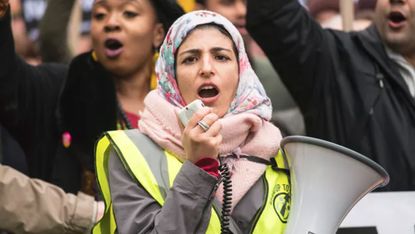 A march against racism in London