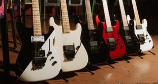 Jackson Pro Origins 1985 San Dimas: these retro S-styles take the high-performance electric guitar brand back to the '80s, offering single and dual-humbucker platforms for shred with the choice of rosewood or maple fingerboards – and what about that "Two-Face" black-and-white finish?