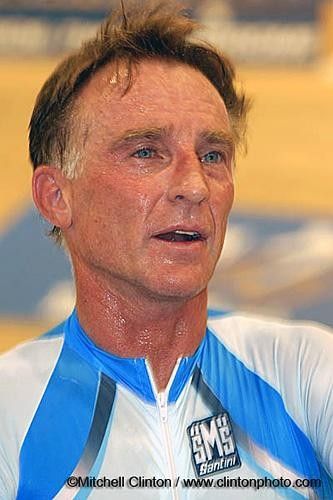 Knowing he was close, but not close enough to his goal of beating the hour record, Dr Kay's first words off the bike were "Next time!"