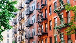 A multi-dwelling building in the East Village of New York