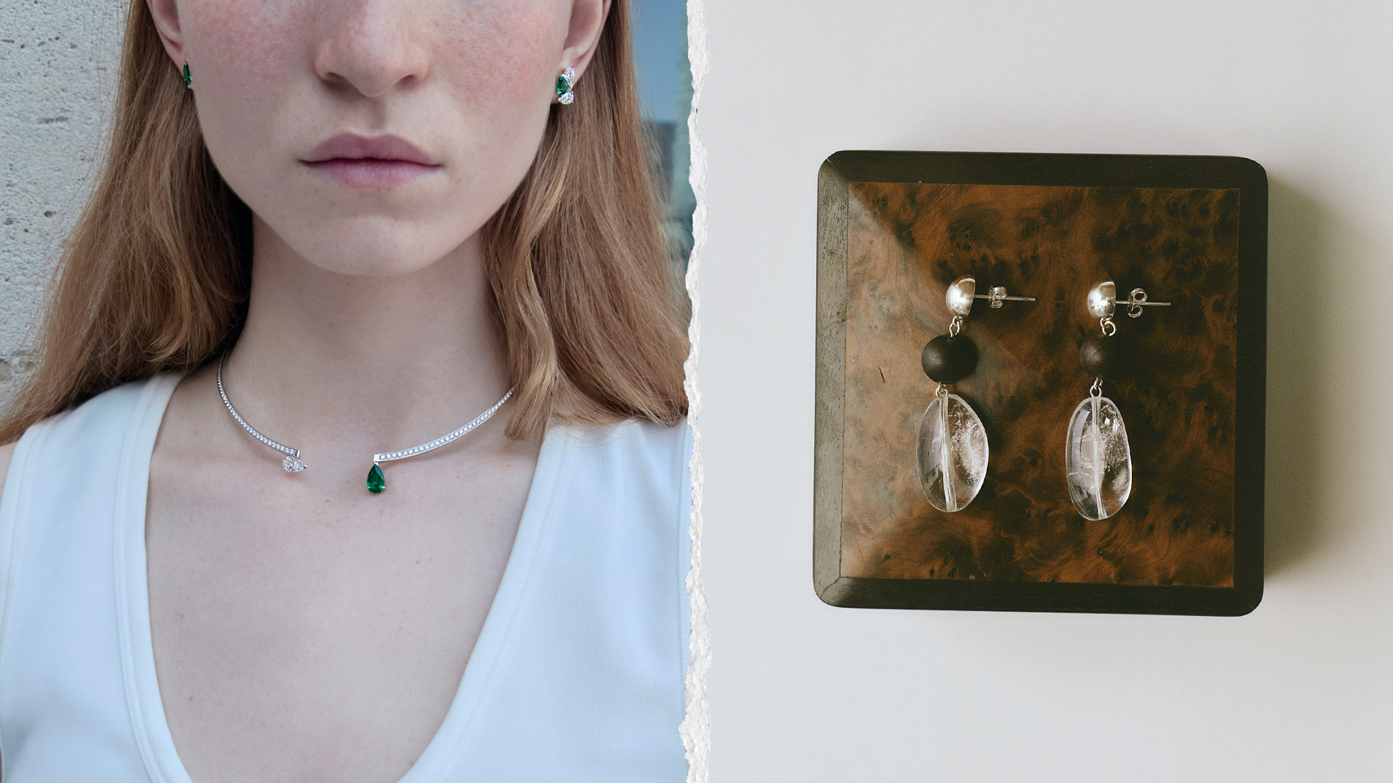 A collage of the biggest luxury jewellery trends of 2026.