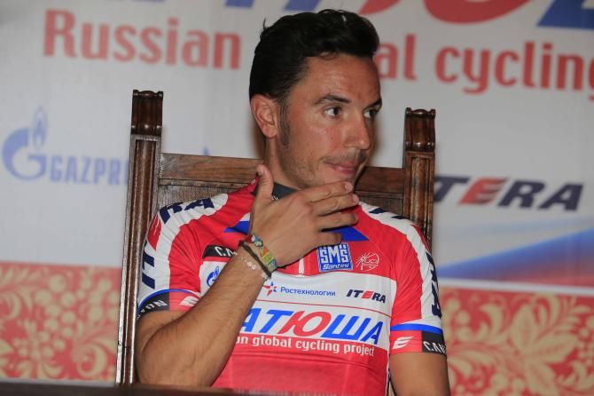 Joaquim Rodriguez (Katusha) makes his point.