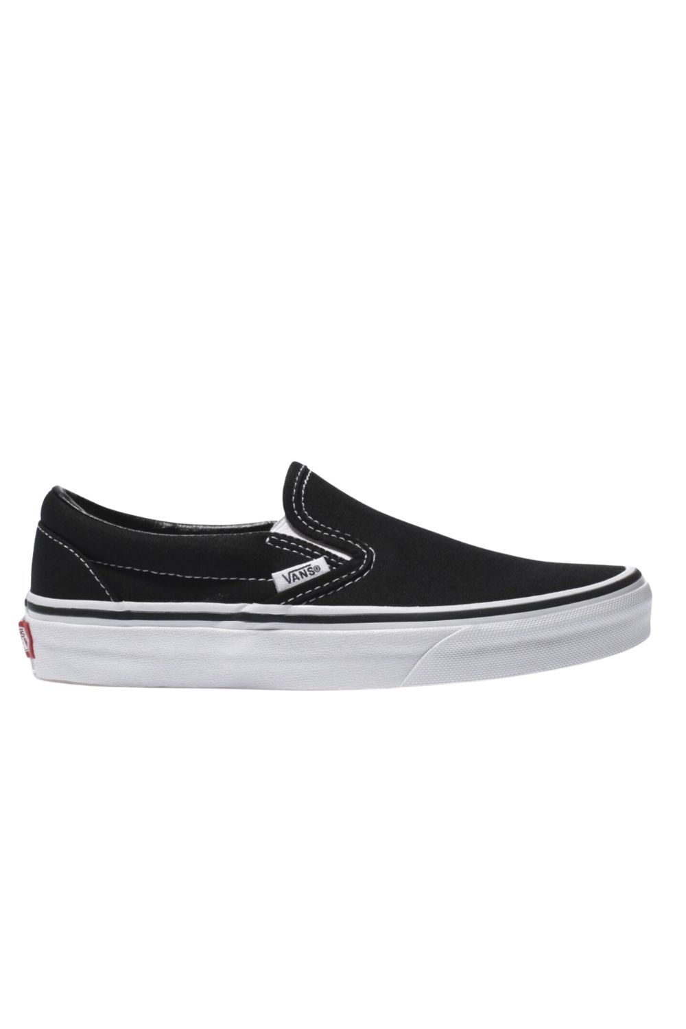 Vans classic slip vi trainers in black & white