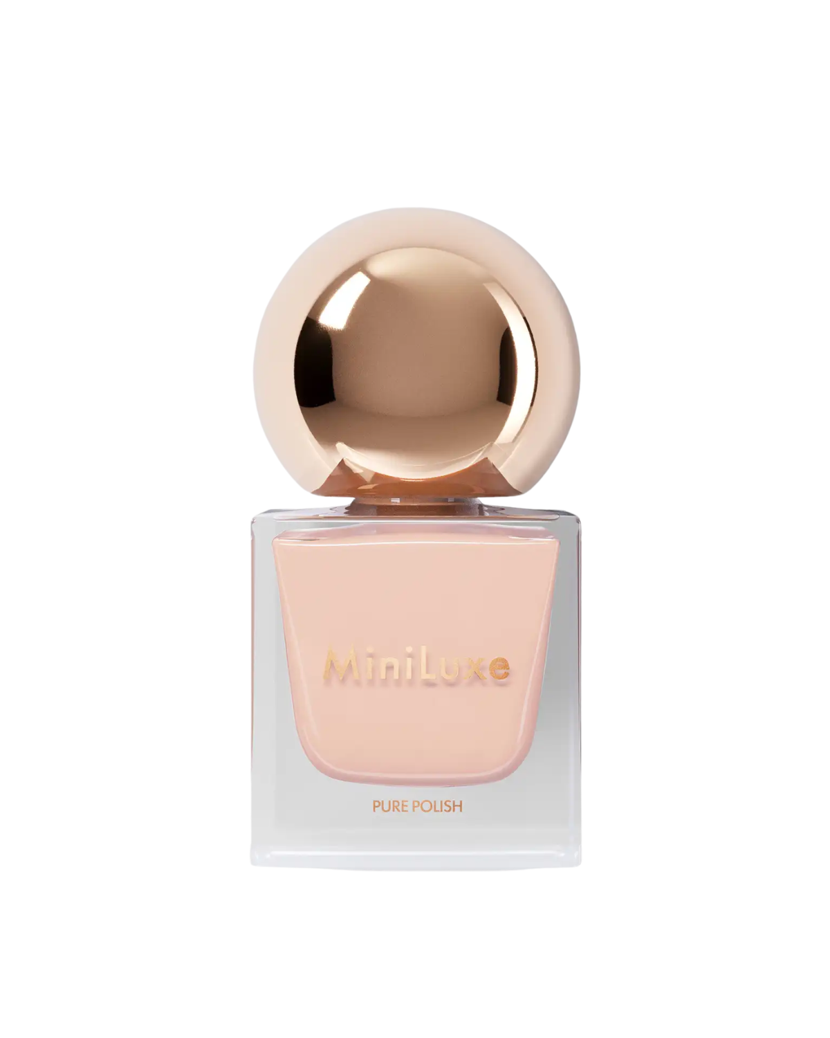 A bottle of MiniLuxe nail polish.