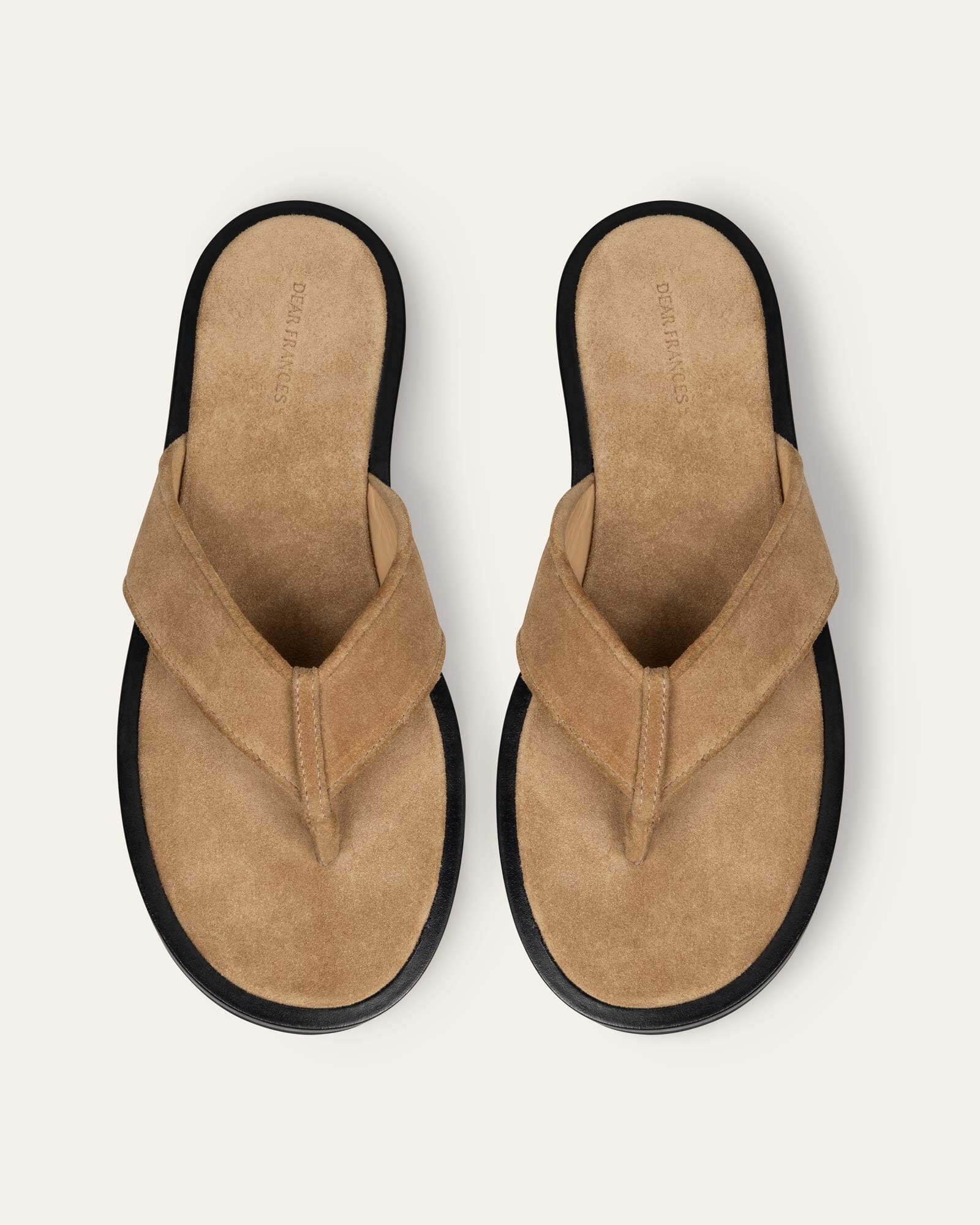 Dear Frances, Capri Thong, Caramel Suede