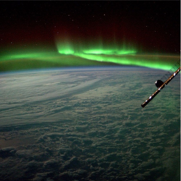 Swanson&#039;s Instagram Photo of an Aurora