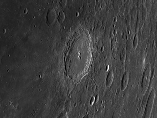 Langrenus crater on the moon