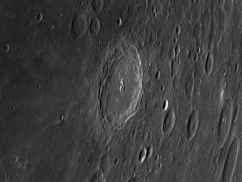 Langrenus crater on the moon