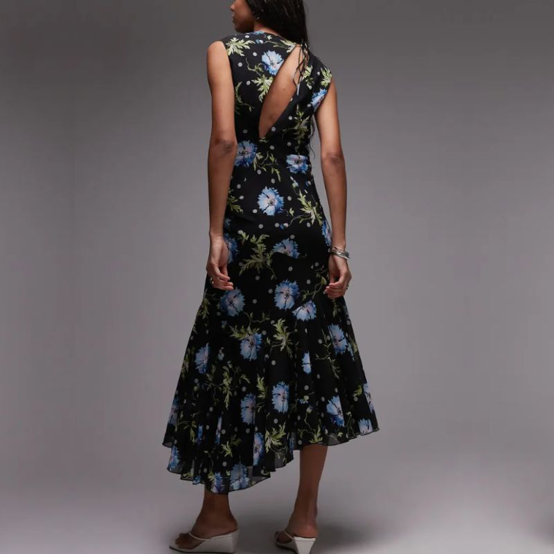 floral midi dress