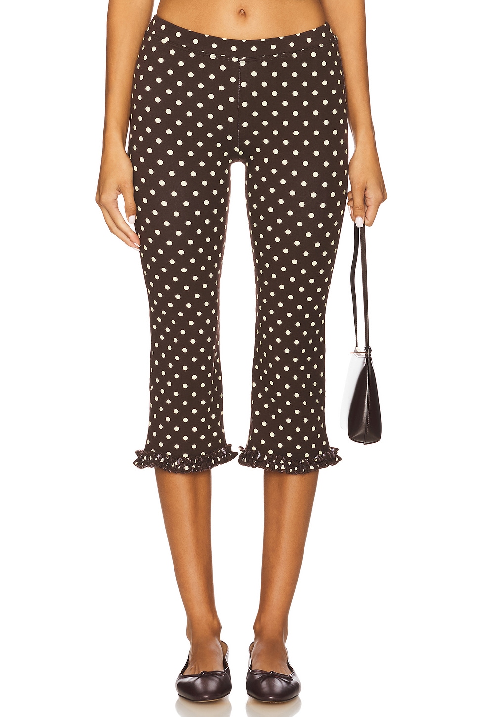 Ruffle Capri Pants