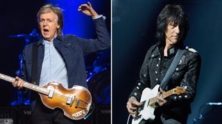 Paul McCartney and Jeff Beck
