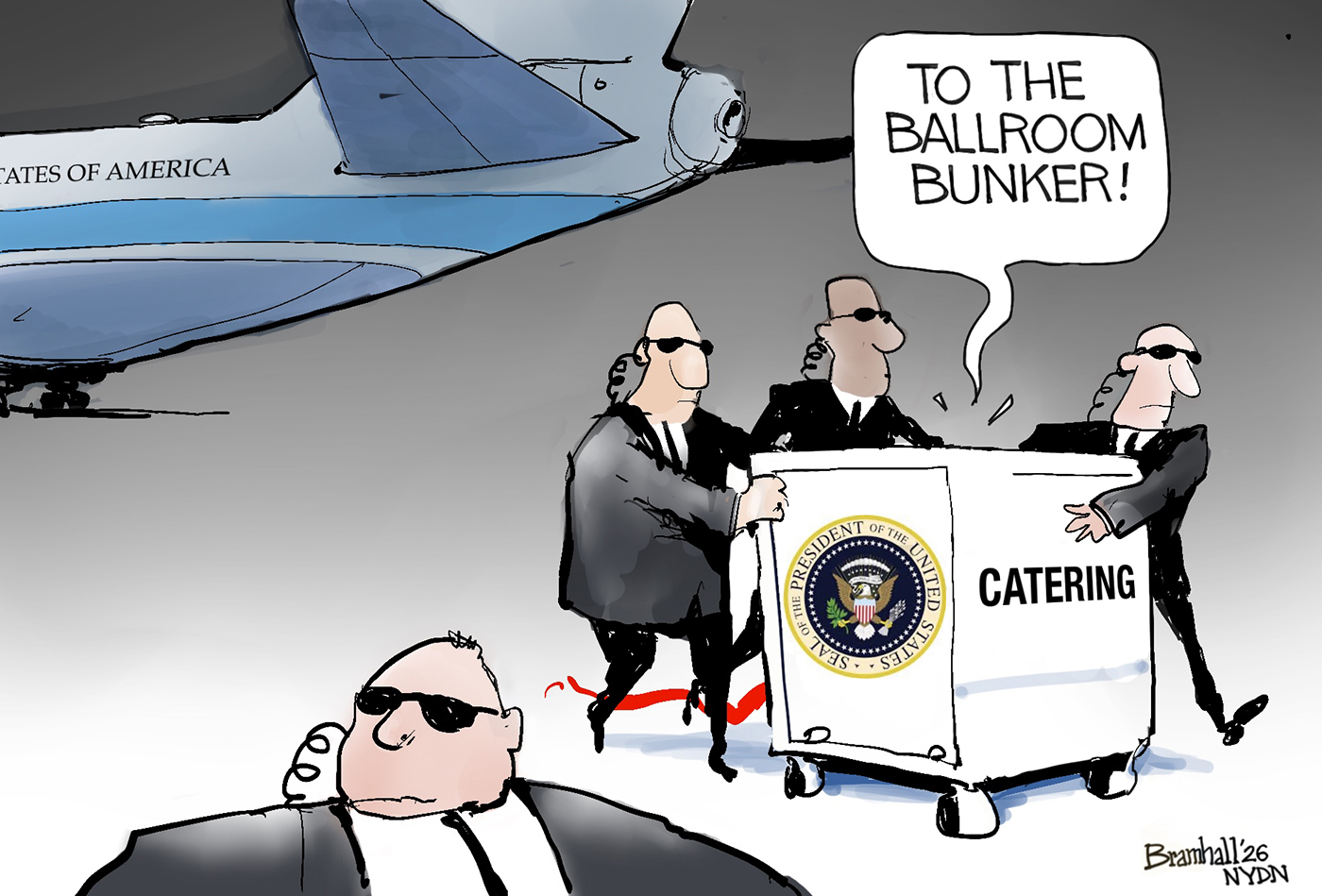 Political cartoon
