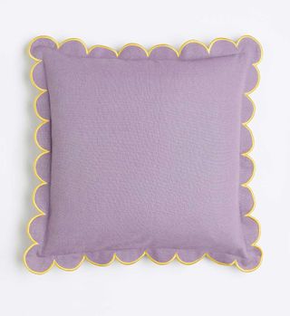 a lilac pillow