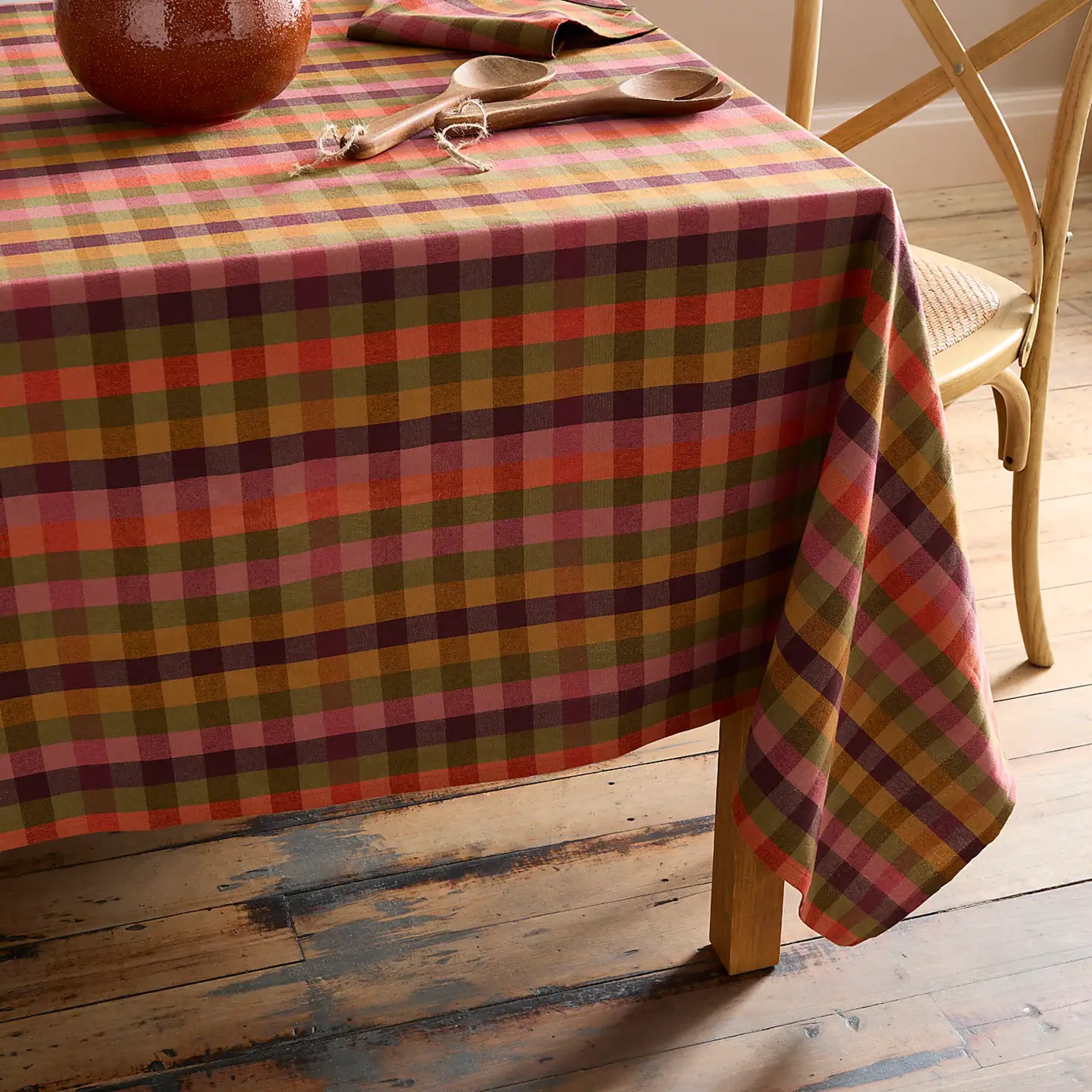 Dunelm Multi Check Tablecloth