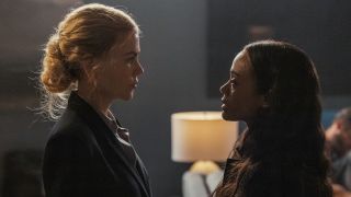 Nicole Kidman as Kaitlyn Meade and Zoe Saldana as Joe In Special Ops: Lioness