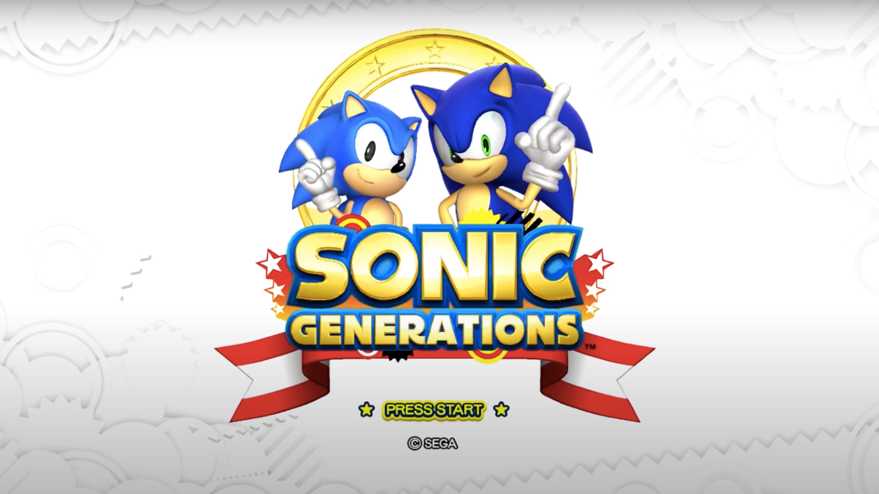 Sonic Generations titulinė kortelė