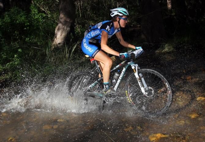 Naomi Hansen on her way to sixth place