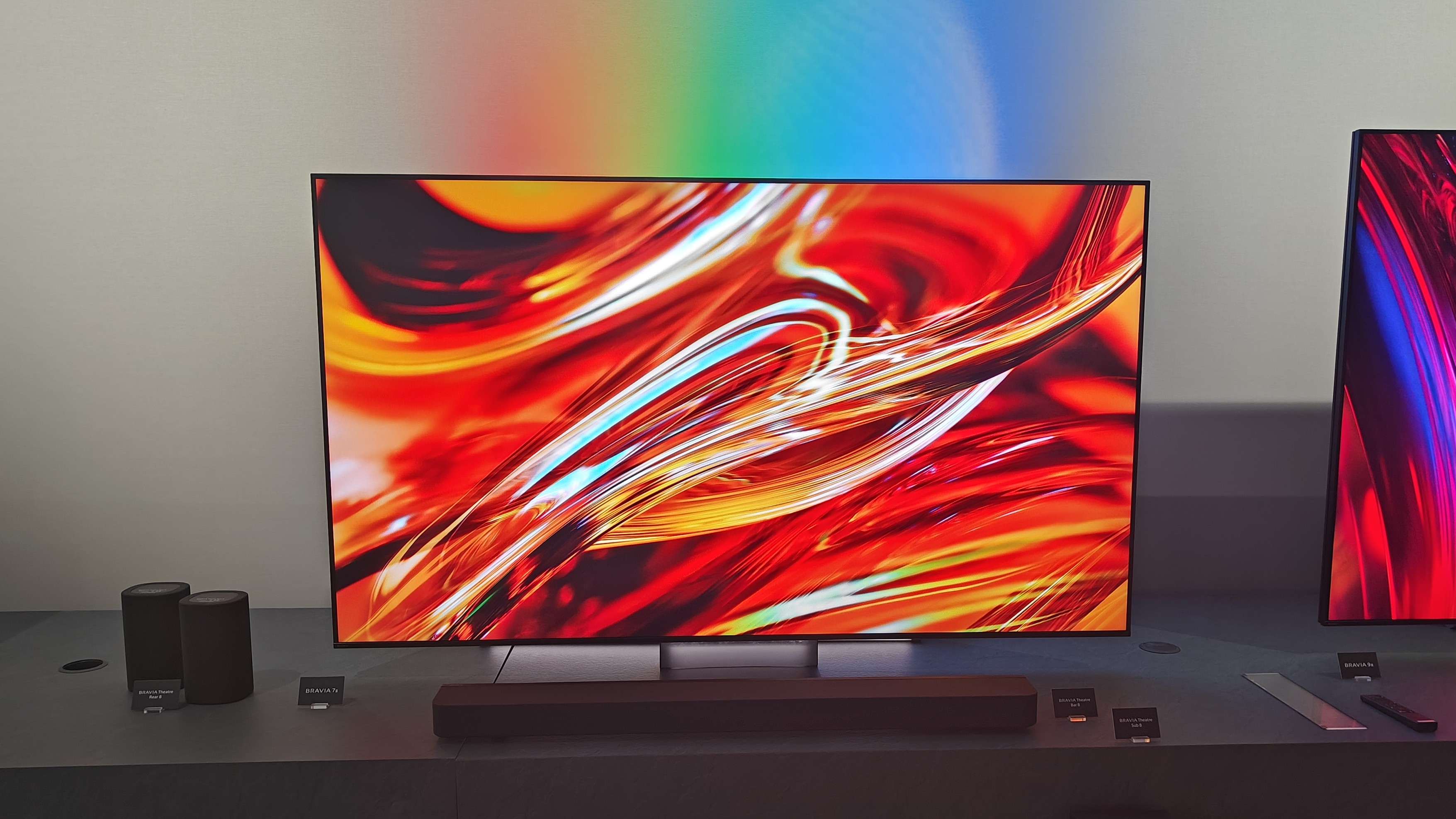 Sony Bravia 7 II on a black table.