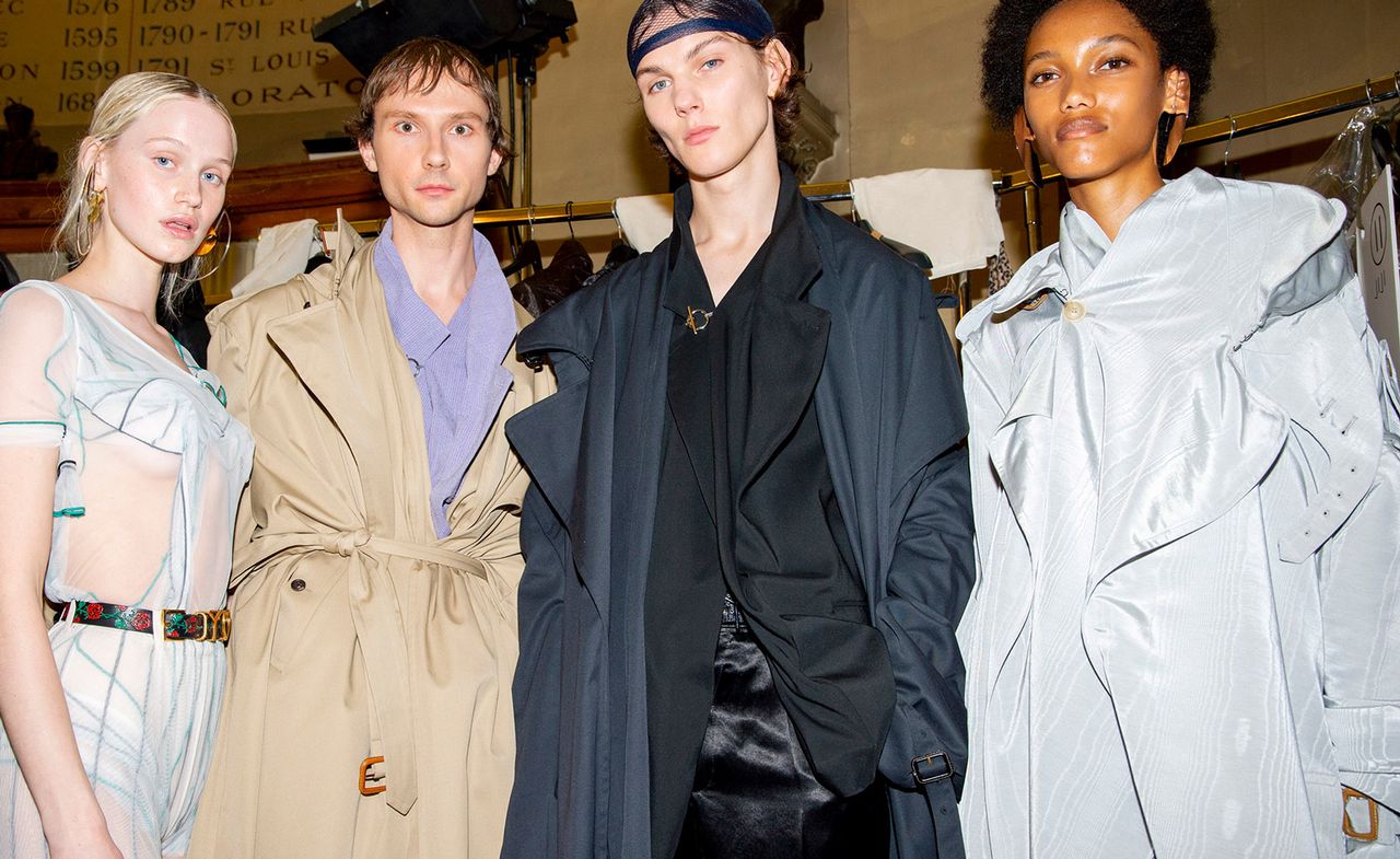 Models from Y/Project S/S 2020 Men&#039;s Fashion Week in Paris