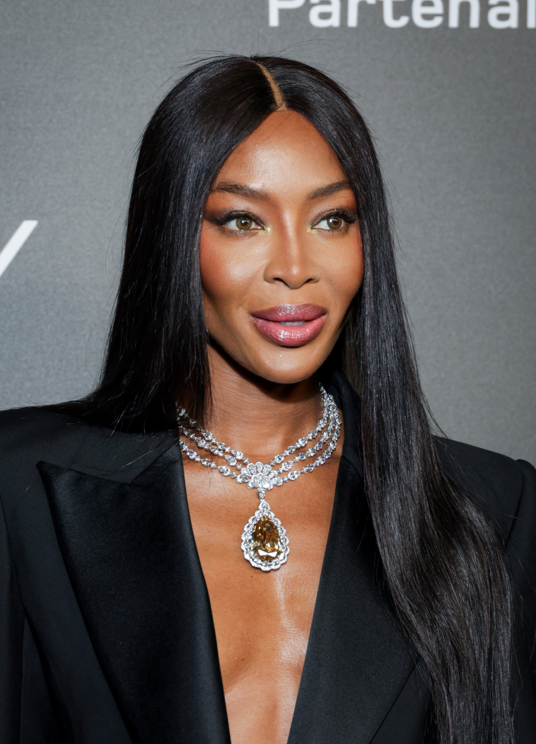 Naomi Campbell attends Chopard ART Evening at the Martinez on May 23, 2023 in Cannes, France