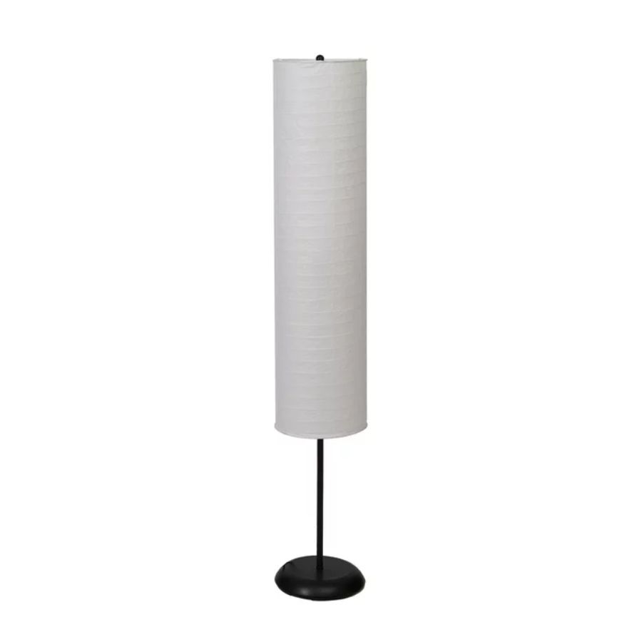 A rice paper lamp