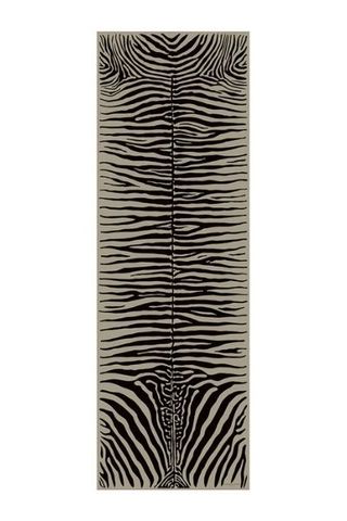 Podevache Zebra Rectangular Vinyl Runner