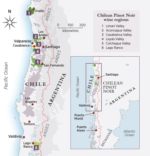 Chile map