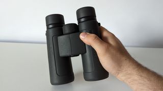 Nikon Prostaff P3 8x42 binoculars in hand