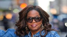 Oprah Winfrey is seen on April 7, 2026 in New York City