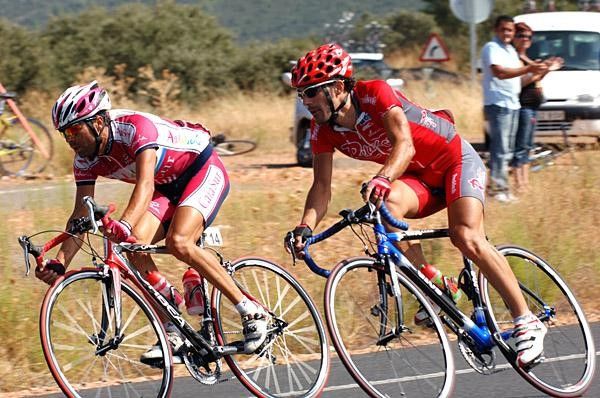Milram and Lampre chase