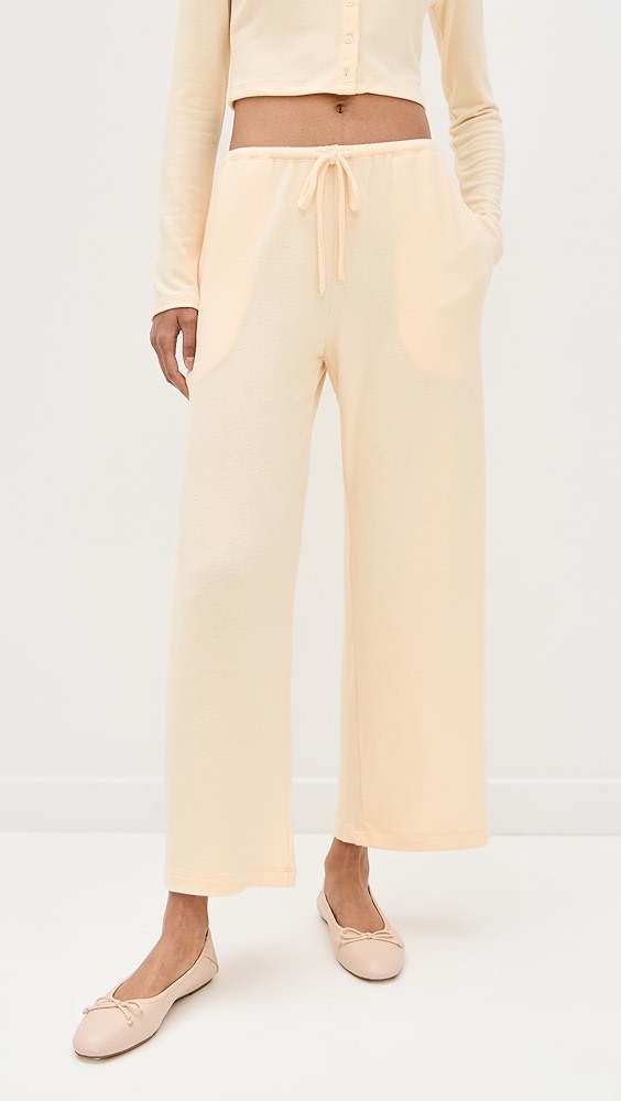 Leset Lauren Crop Drawstring Pants