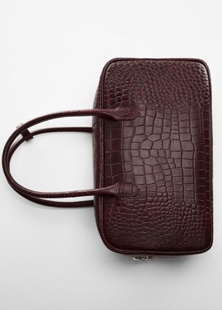 Rectangular Leather Handbag