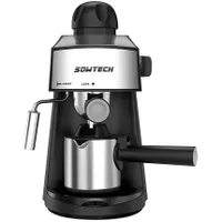 Sowtech 3.5-Bar, 4 Cup Espresso Maker and Cappuccino Machine: $90$52.99 at Amazon
