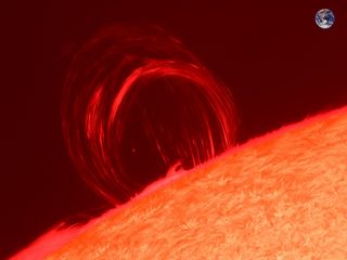 Solar Loop Skywatching 2012 Brahic