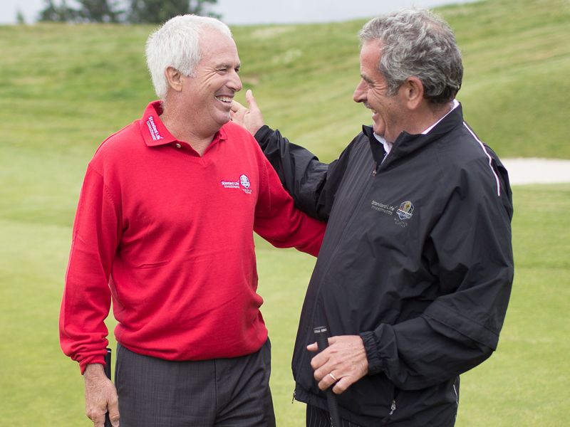 Curtis Strange and Sam Torrance