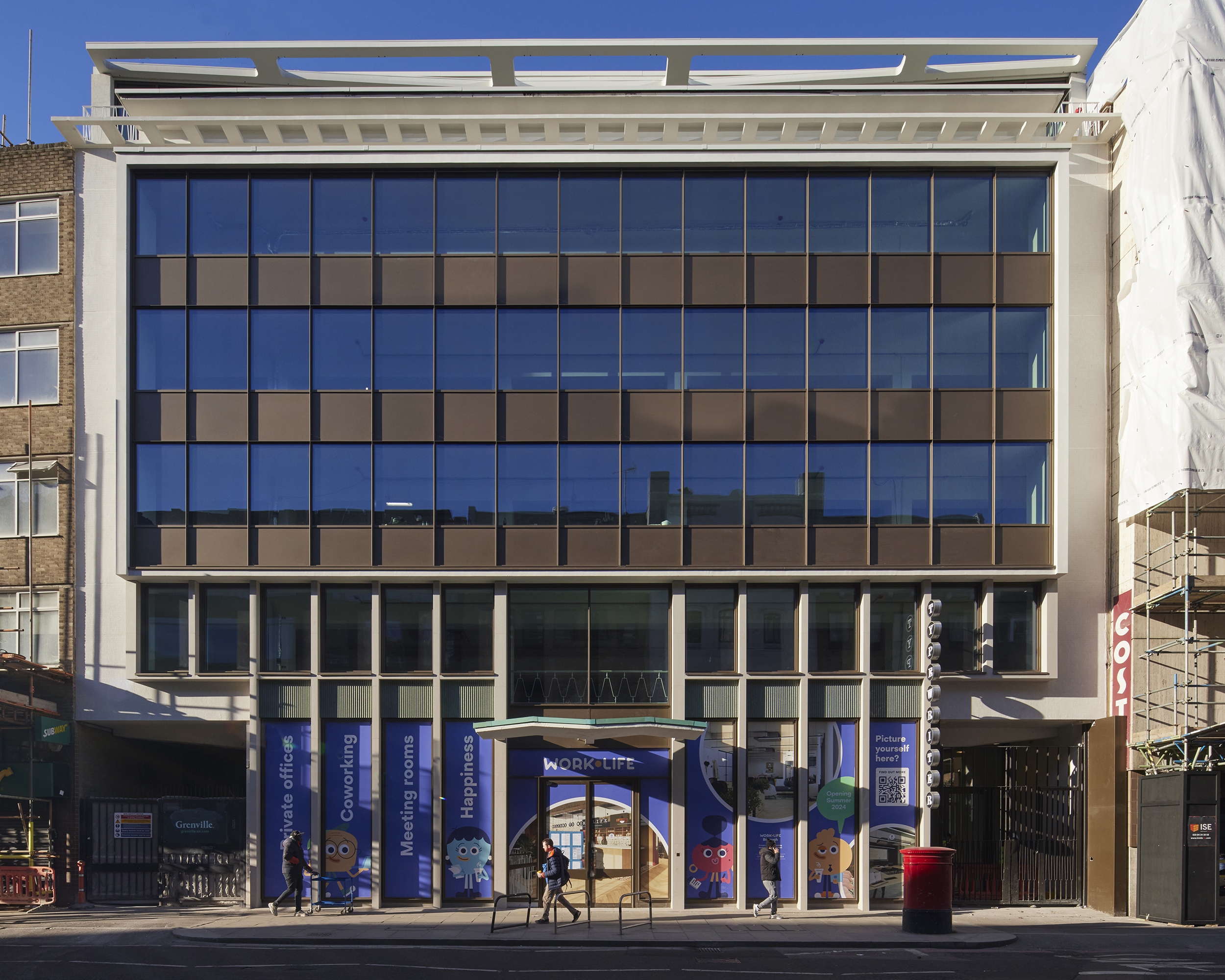 exterior of typewriter building in London