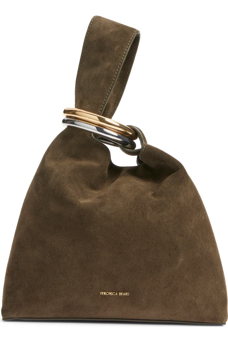 Swing Suede Top Handle Bag