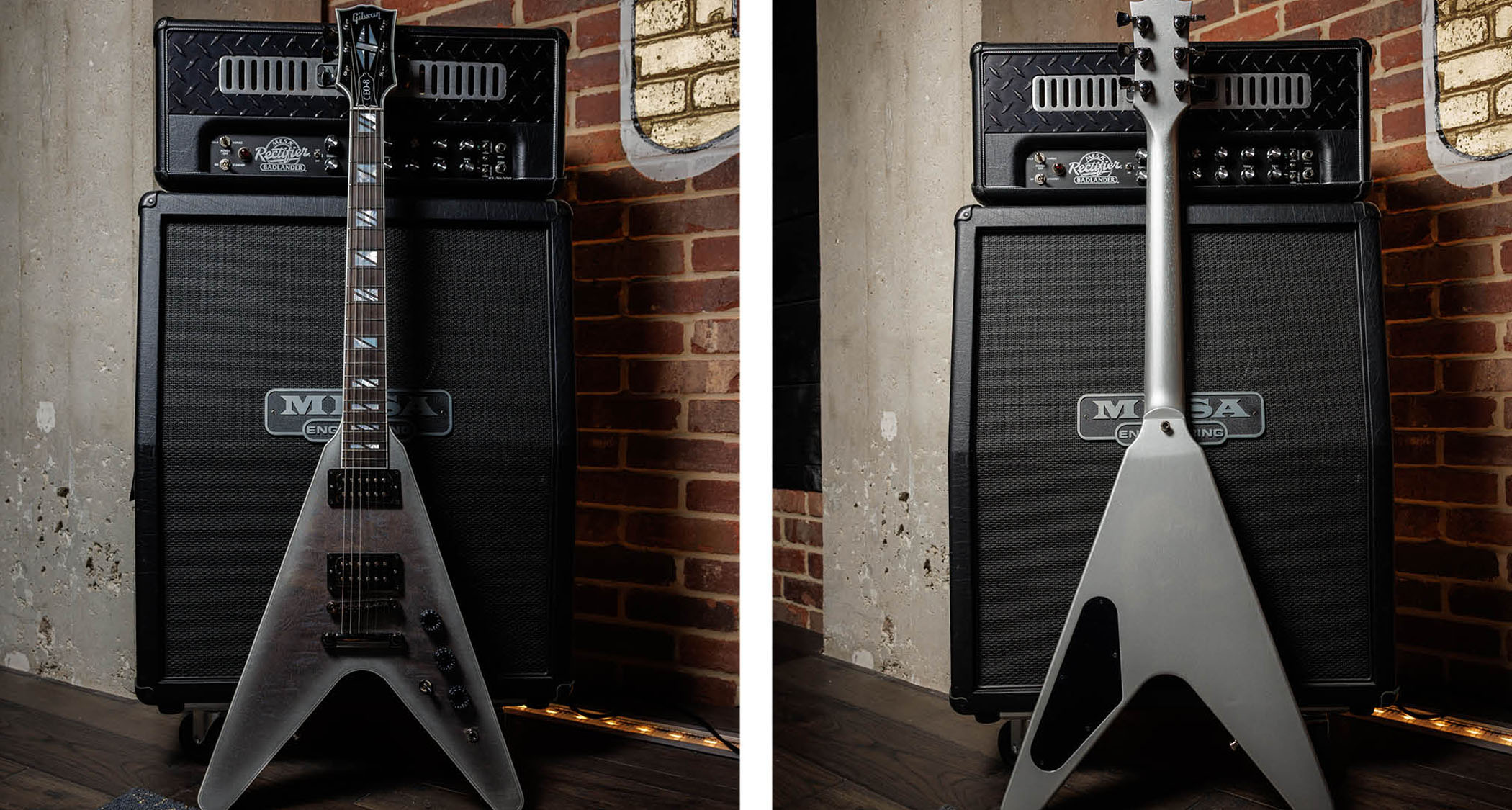 Gibson CEO#8 Flying V: the Ghost Burst Flying V is a one-of-one custom build from Gibson boss Cesar Gueikian