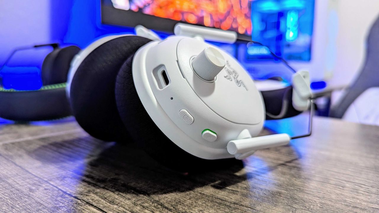 Image of the Razer BlackShark V3 Pro wireless gaming headset.