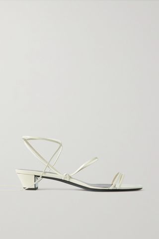 Graphic Leather Sandals